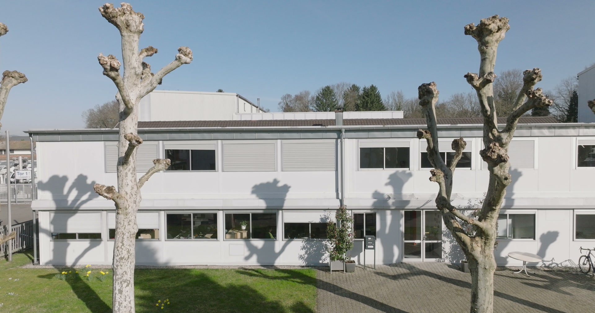 Gewerbepark Freiburg — Luftaufnahme